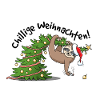 Sloth celebrates chilled Christmas