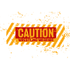Caution Wrestling Warrior