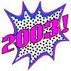 LETTERING 2003 POPART STYLE - BIRTHDAY
