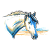Portrait de cheval