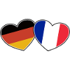 Deutsch Französische Freundschaft - Geschenk
