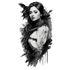 Mysterious woman