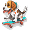Paw-some Skater