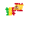 Mali Spain Flag Spanish Malian