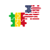 Mali USA Flag Maliens américains