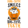 Catch-tastic smile, boo-tiful teeth!
