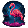Pink flamingo