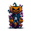Halloween Pumpkin Monster