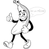 T-shirt Banana logo