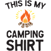 Ceci est ma chemise de camping