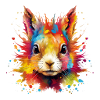 Buntes Eichhörnchen