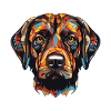 Labrador Dog Portrait