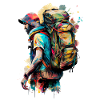 Graffiti Backpacker Design