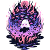 trippy hallucination fille psychédélique