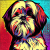 Shih Tzu Pop Art