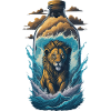 Lion Bottle
