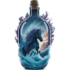 Bouteille de cheval