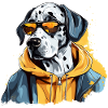 Hero Sketch | Dalmatian Firefighter