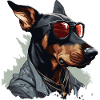 Urban Protector | Doberman Graffiti