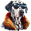 Fire Dog | Dalmatian Firefighter