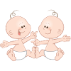 Bébés jumeaux « DoubleJoy »