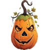 Funny Halloween pumpkin kids design