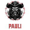 St Pauli Retro Piratenkopf Hansestadt Hamborg