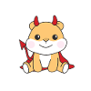 Hamster Happy Halloween Devil Costume