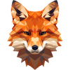 Fox low poly Fuchs