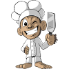 Funny Monkey Chef