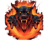 Mythe du chien-loup-garou, Cerberus, Hellhound