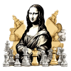 Mona im Schach