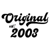 2003 Birthday