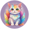 Regenbogen Mieze