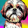 Shih Tzu Pop Art