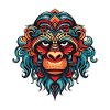 Monkey Portrait