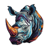 Rhinoceros Portrait