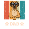 Papa dogue allemand