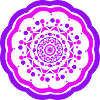Mandala pourpre