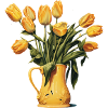Yellow tulips