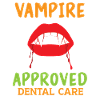 Vampire-certified dental care.