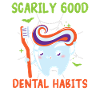 Frighteningly good dental care habits.