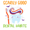 Frighteningly good dental habits.