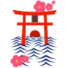Torii in the sea