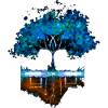 Blue tree
