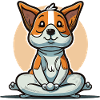Poses de chiot