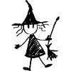 Stylized witch