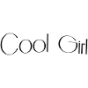 Fille cool