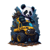Panda Monster Truck