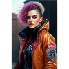 Cute punk rock girl